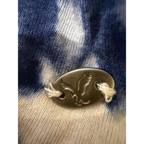 American Eagle Soft & Sexy Blue Tie-Dye Tank Top M Flowy Adjustable Straps - Picture 4 of 7